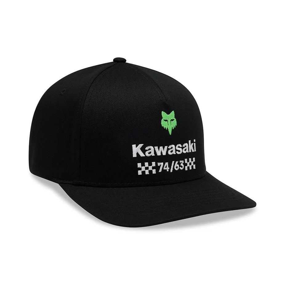 Fox Kawasaki Flexfit Cap 001 Black