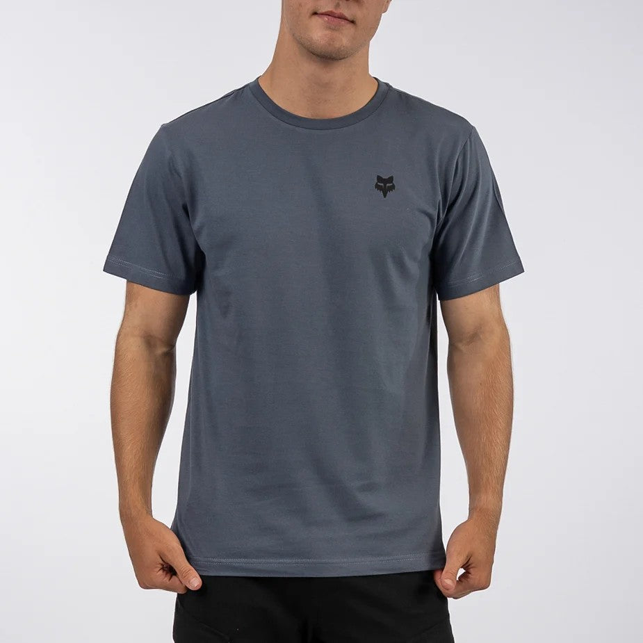 Fox Mens Axion Short Sleeve Tee Granite Grey