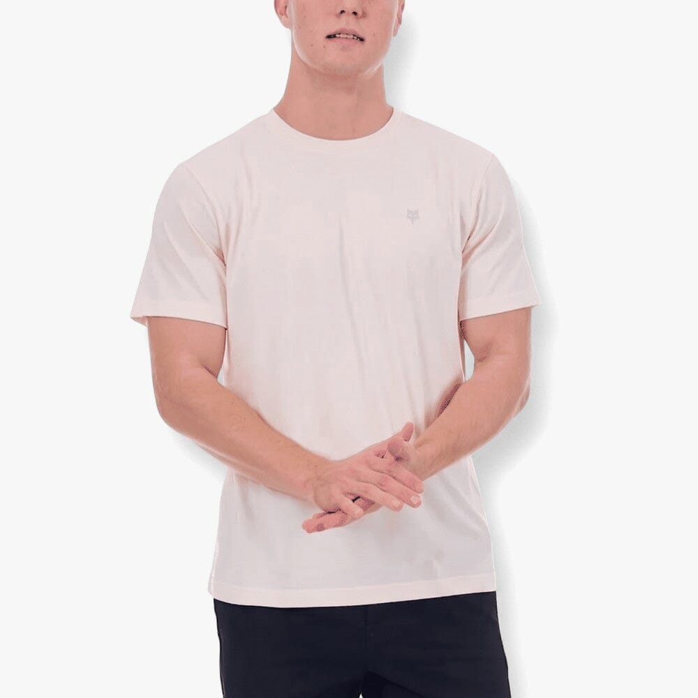 Fox Mens Axion Short Sleeve Tee White Dune | Fox