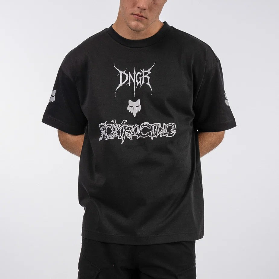 Fox Mens Dngr Short Sleeve Tee Black