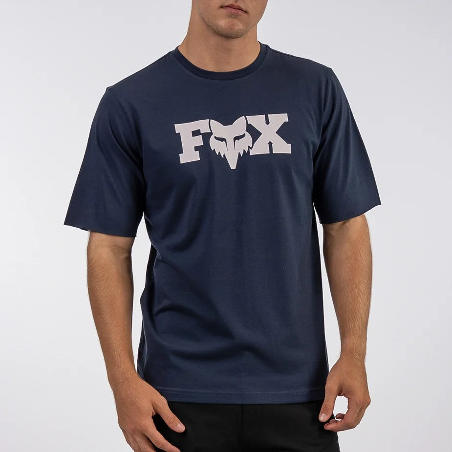 Fox Mens F Head X Tee Summit Navy