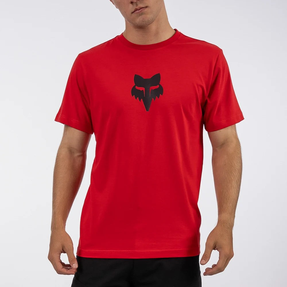 Fox Mens Fox Head Tee Racing Red