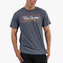 Fox Mens Fuel Short Sleeve Tee in granite grey, featuring a white and orange Fox Racing logo on the chest.