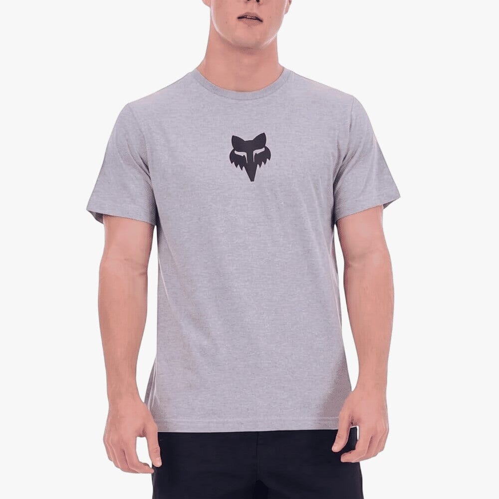 Fox Mens Head Short Sleeve Tee Light Grey Heather | Fox