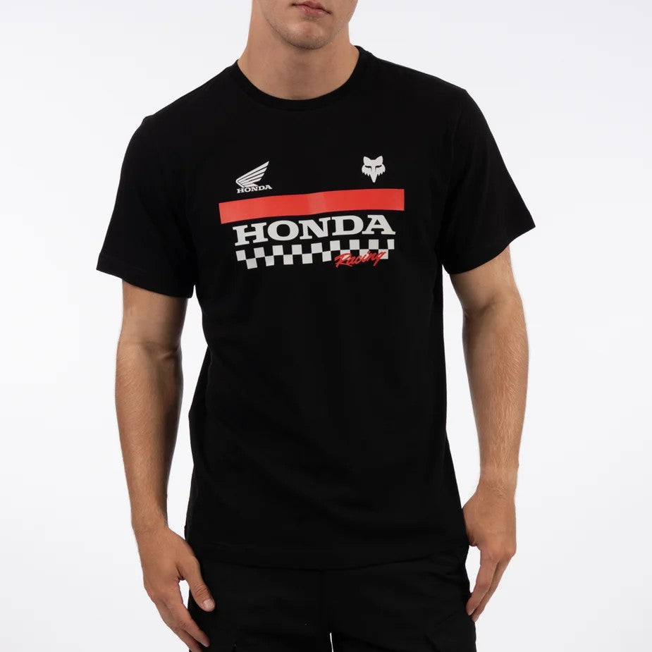 Fox Mens Honda Elevated Tee Black