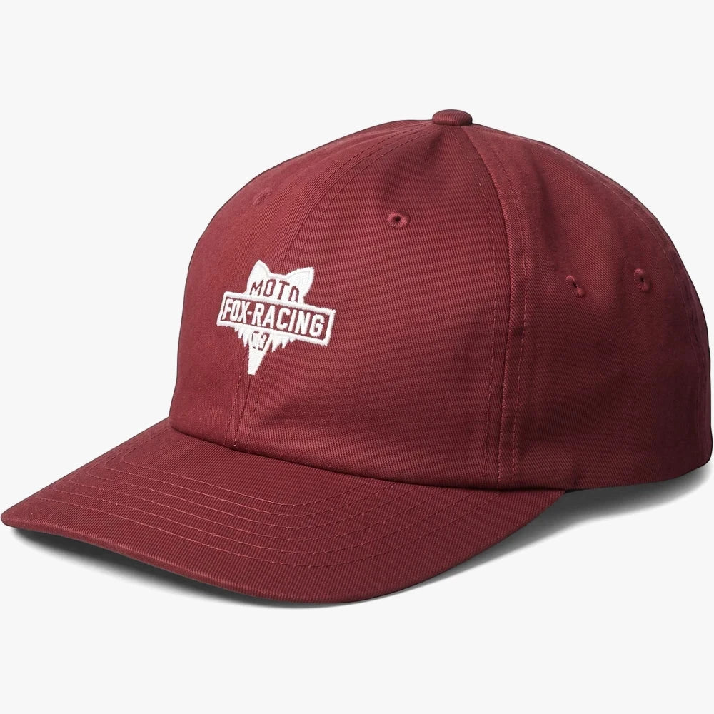 Fox Mens Lowdown Dad Cap Bordeaux | Fox