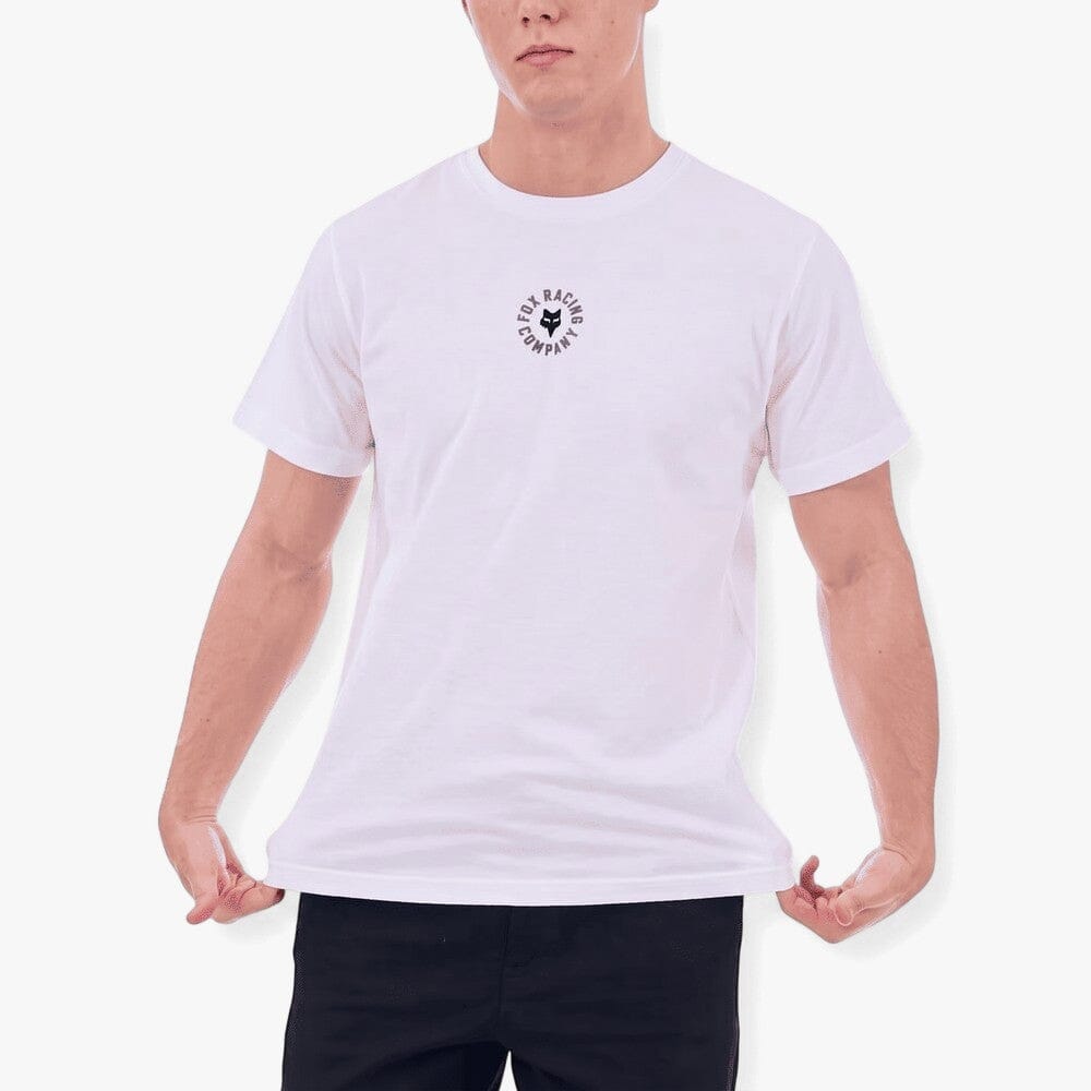 Fox Mens Ring Short Sleeve Tee White | Fox