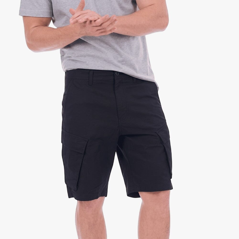 Fox Mens Risk Cargo Ripstop Walk Shorts Black | Fox