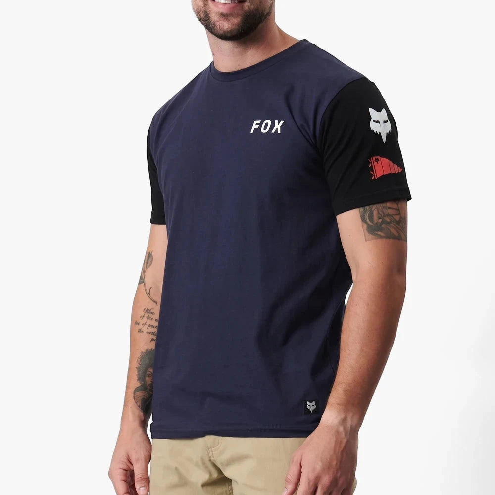 Fox Mens Rs Short Sleeve Tee Navy | Fox