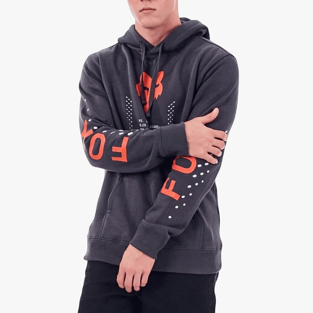 Fox Mens Shield Hoodie Asphalt Grey | Fox