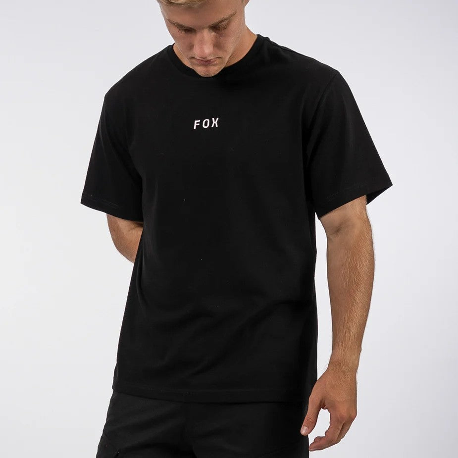 Fox Mens Wordmark Ov Tee Black