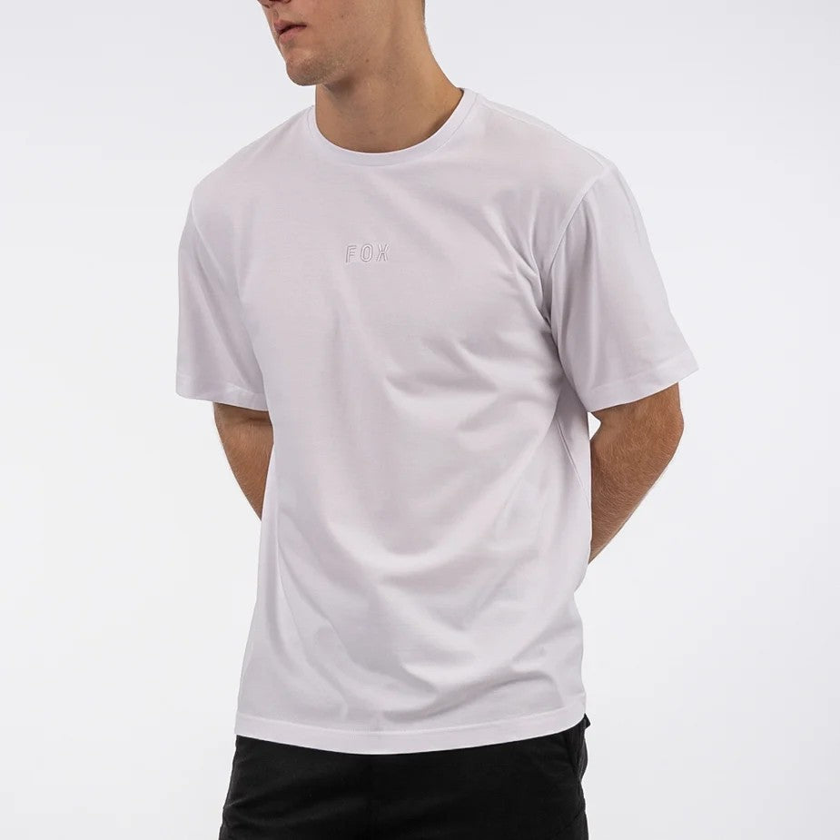 Fox Mens Wordmark Ov Tee White