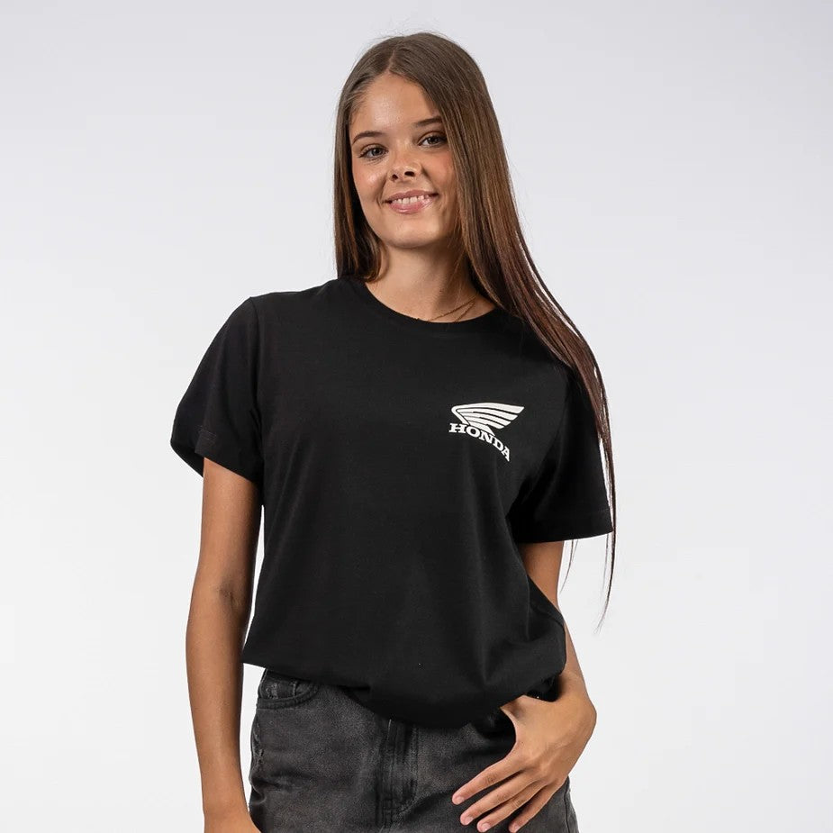 Fox Womens Honda Racing Time Tee Black