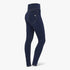 Freddy Womens Dark Blue Yellow Stitch Curvy High Waist Long Length | Freddy