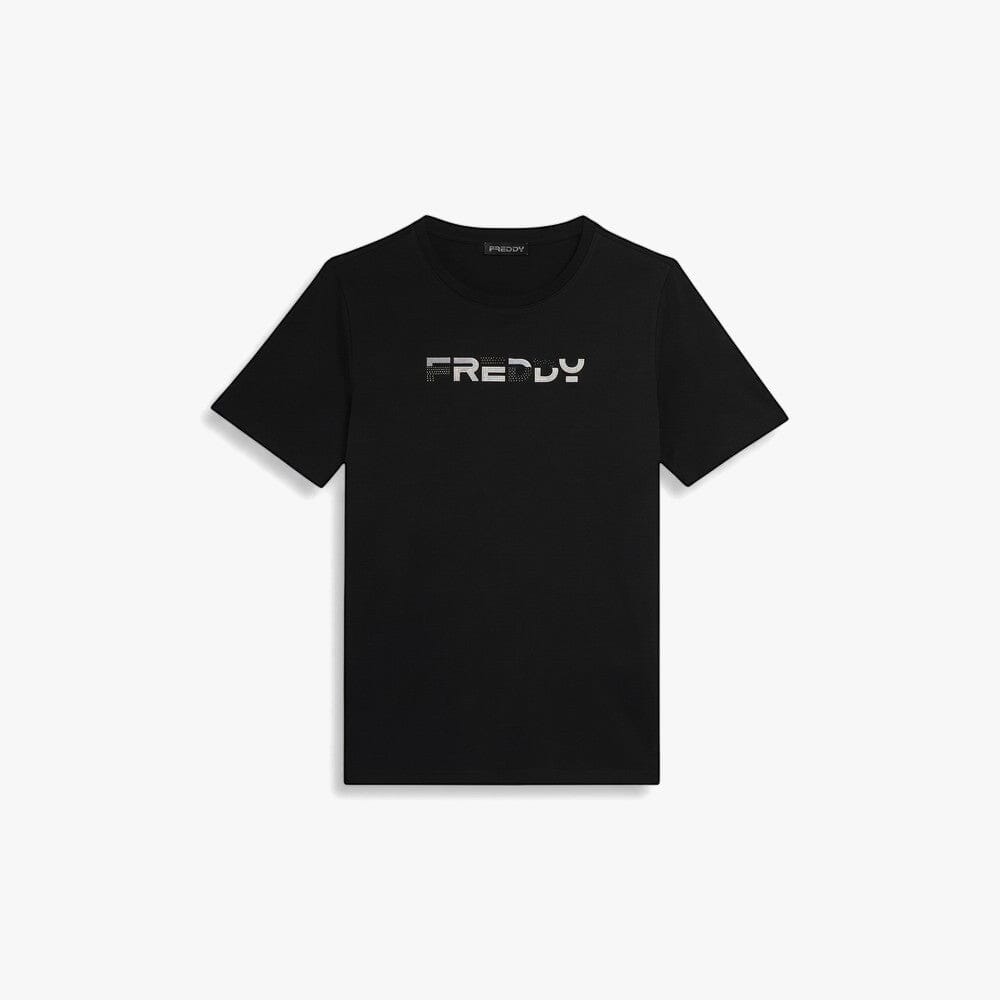 Freddy Womens Holographic Tee Black | Freddy
