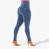Freddy Womens Light Blue Stitch Curvy High Waist Long Length Jean | Freddy