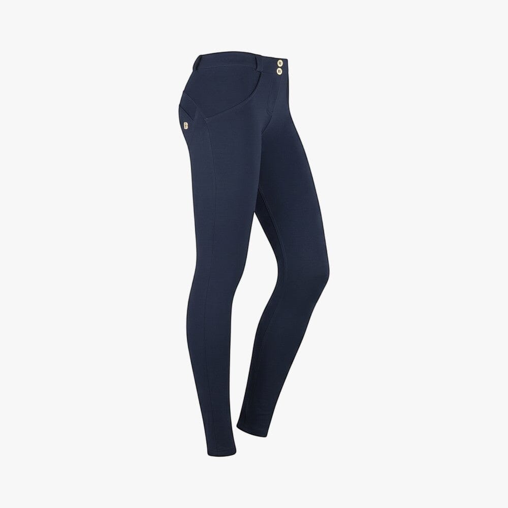 Freddy Womens Regular Waist Cotton Pant Midnight Navy | Freddy
