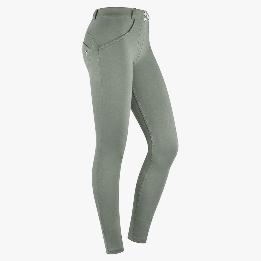 Freddy Womens Regular Waist Cotton Pant V96 Green | Freddy