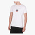 Gant Mens Shield Short Sleeve Tee in white featuring a subtle chest shield graphic and brand logo for casual wear.