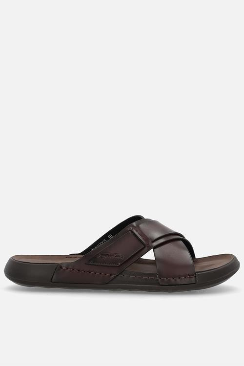 Gino Paoli Mens Ezio Sandal Brown