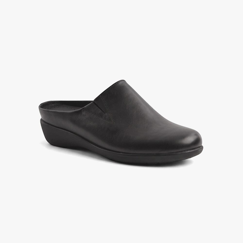 Greencross Womens Slip On Mule Black | Greencross