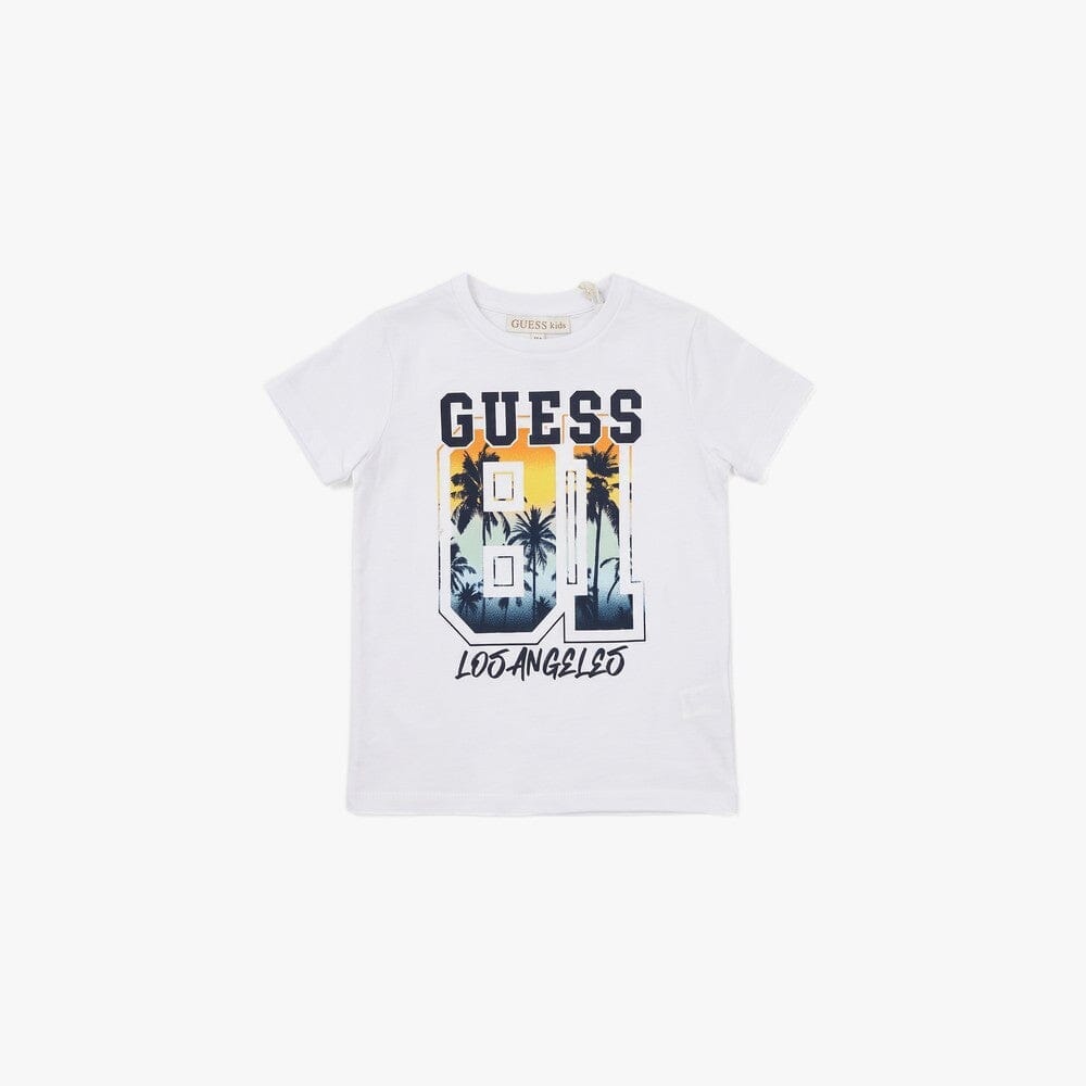 Guess Boys 81 Short Sleeve Tee White | Guess