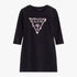 Guess Girls Long Sleeve Interlock Dress Jet Black | Guess