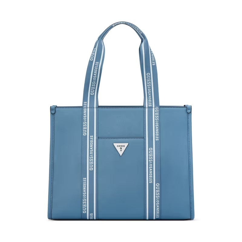Guess Jackie Tote Handbag Denim Multi