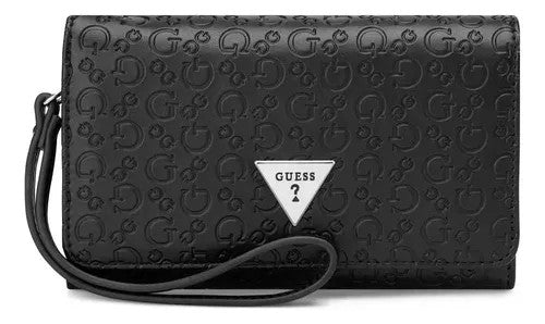 Guess Jillian Sling Phone Organiser Purse Black