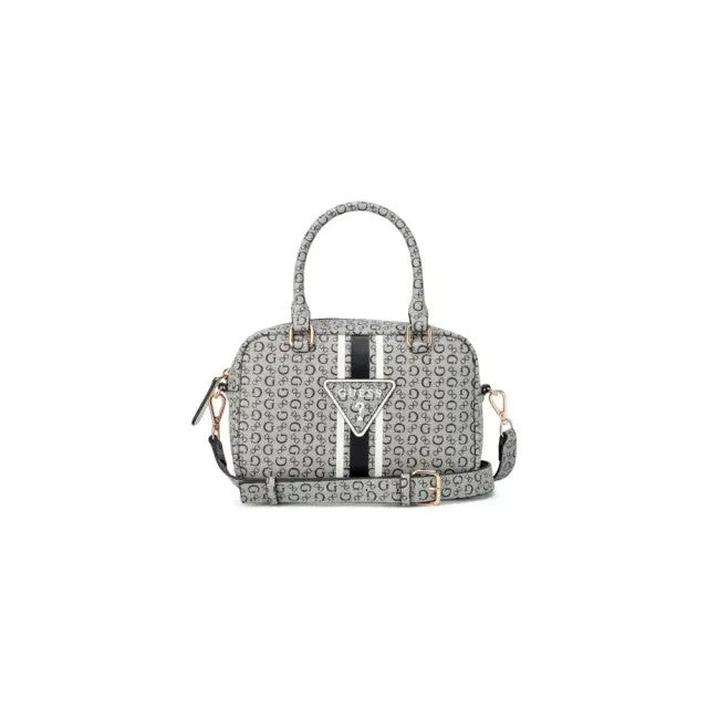 Guess Tabitha Box Satchel Bag Black