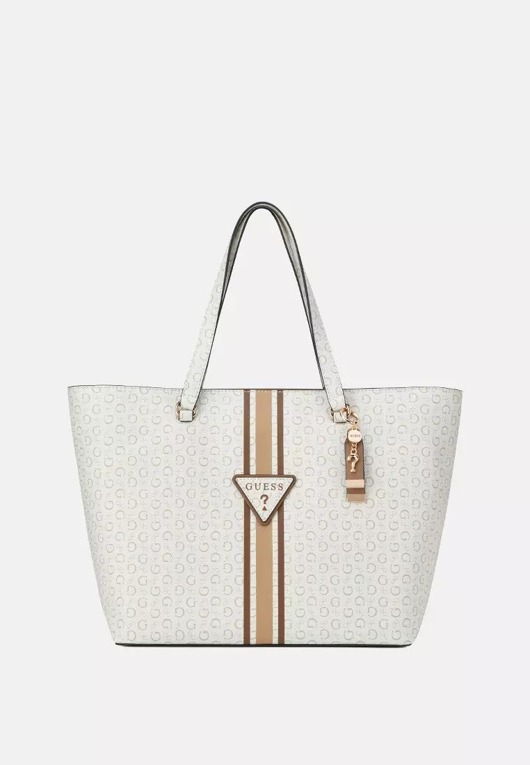 Guess Tabitha Tote Handbag White