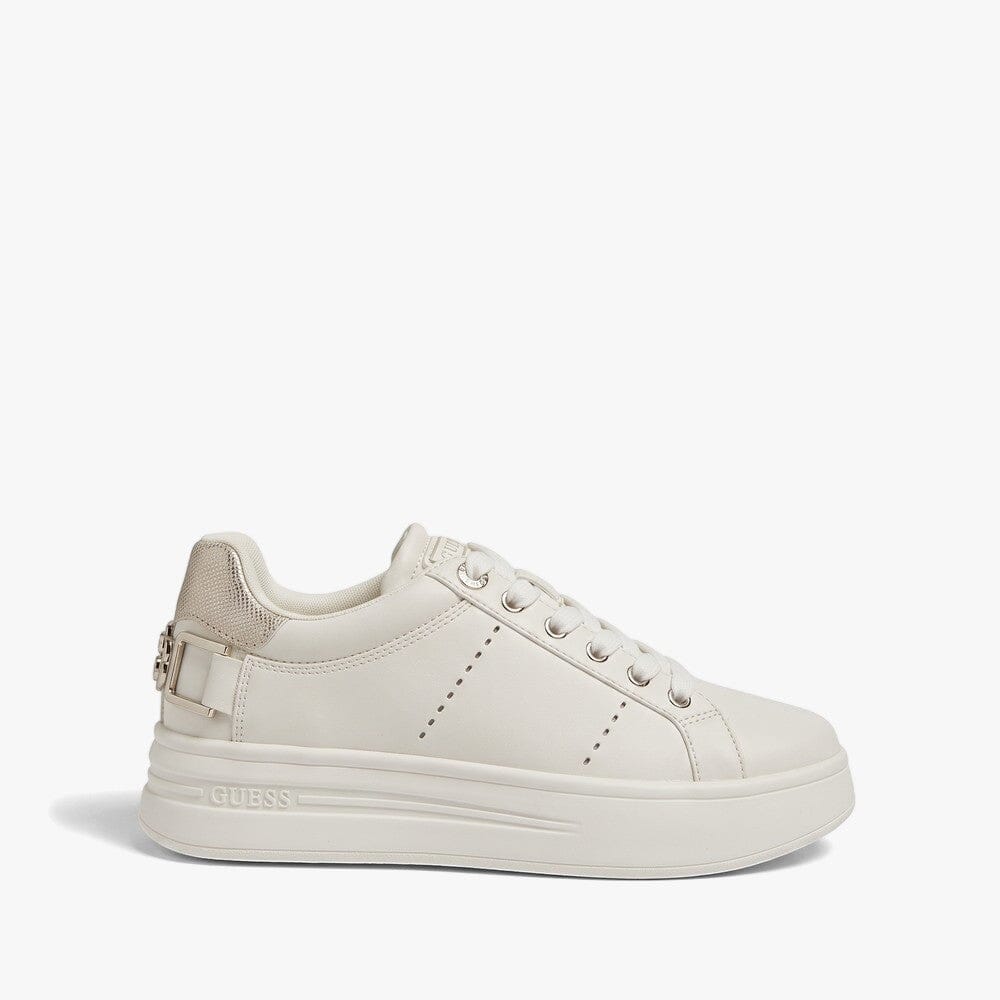 Guess Womens Wesli Afw Sneaker White | Guess