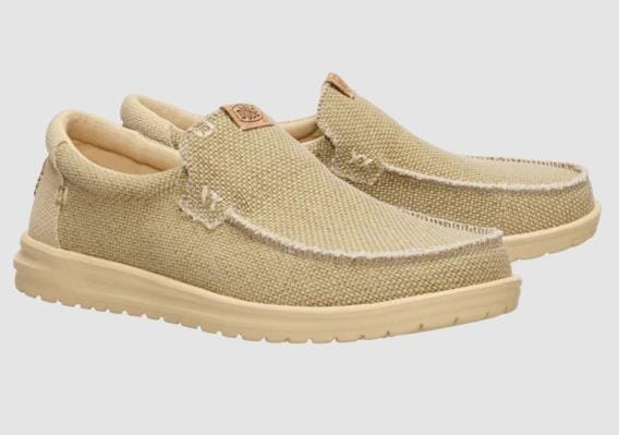 Hey Dude Mens Mikka Braided Olive Grey Boulder Tan | Hey Dude