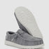 Hey Dude Mens Wally Stretch Sox Grey | Hey