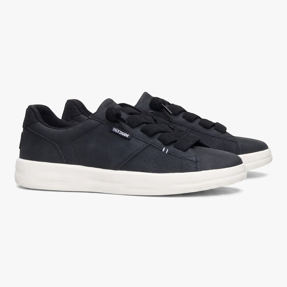 Hey Dude Womens Karina Duo Classic Sneaker Black | Hey Dude