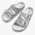 Holster Womens Sunsafari Sandal White Cheetah | Holster
