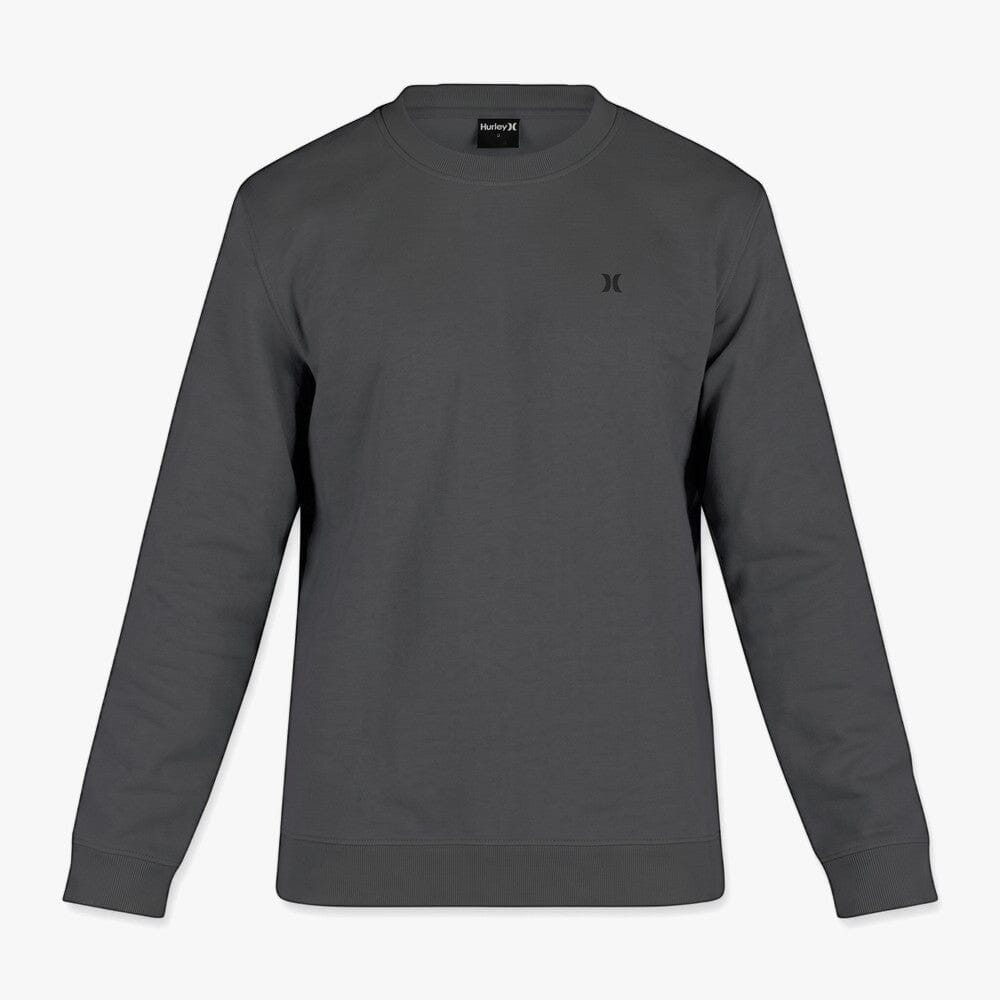 Hurley Mens Everyday Crew Sweater Charcoal | Hurley