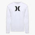 Hurley Mens Icon Long Sleeve Tee White