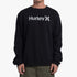 Hurley Mens One And Only Crew Sweater Black | Hurley