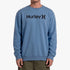 Hurley Mens One And Only Crew Sweater Elemental Blue | Element