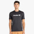 Hurley Mens Short Sleeve Rashvest Black | Hurley