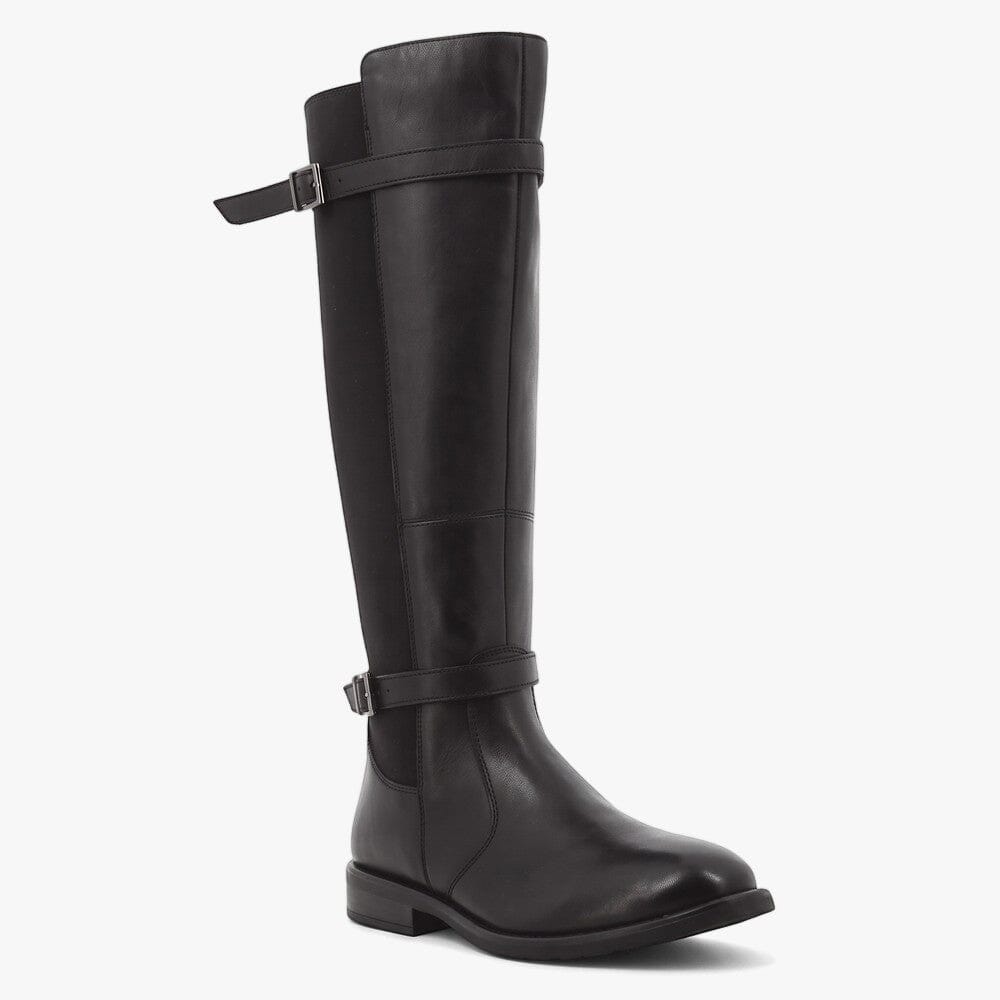 Hush Puppies Womens Victoria Nappa Sheep Leather Long Boot Black | Hush Puppies