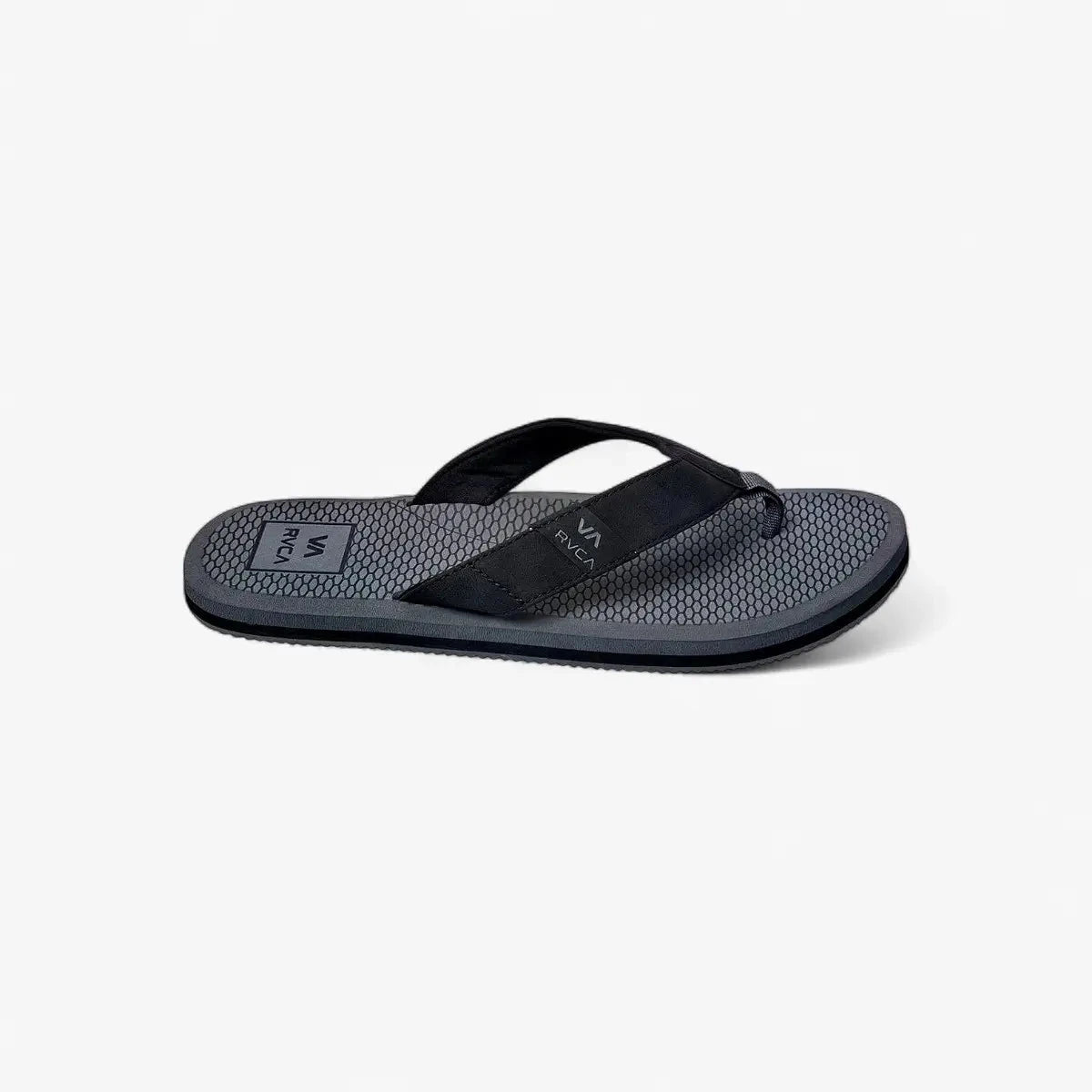 Rvca Mens Sandbar Sandal Charcoal | Rvca