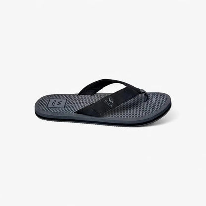 Rvca Mens Sandbar Sandal Charcoal | Rvca