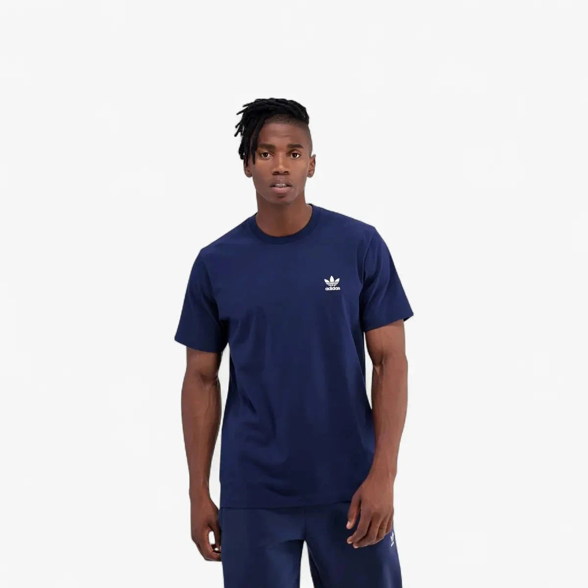 Adidas Mens Ess Short Sleeve Tee Midnight Navy | Adidas