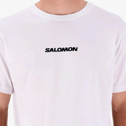 Salomon Mens Logo Short Sleeve Tee White | Salomon