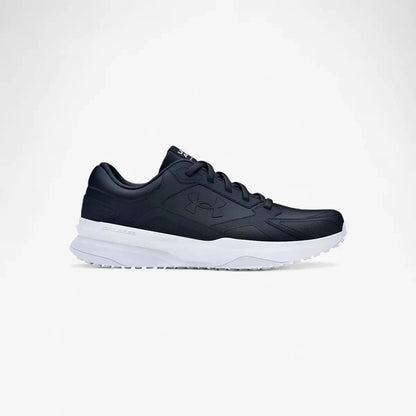Under Armour Mens Edge Leather Sneaker Black | Under Armour