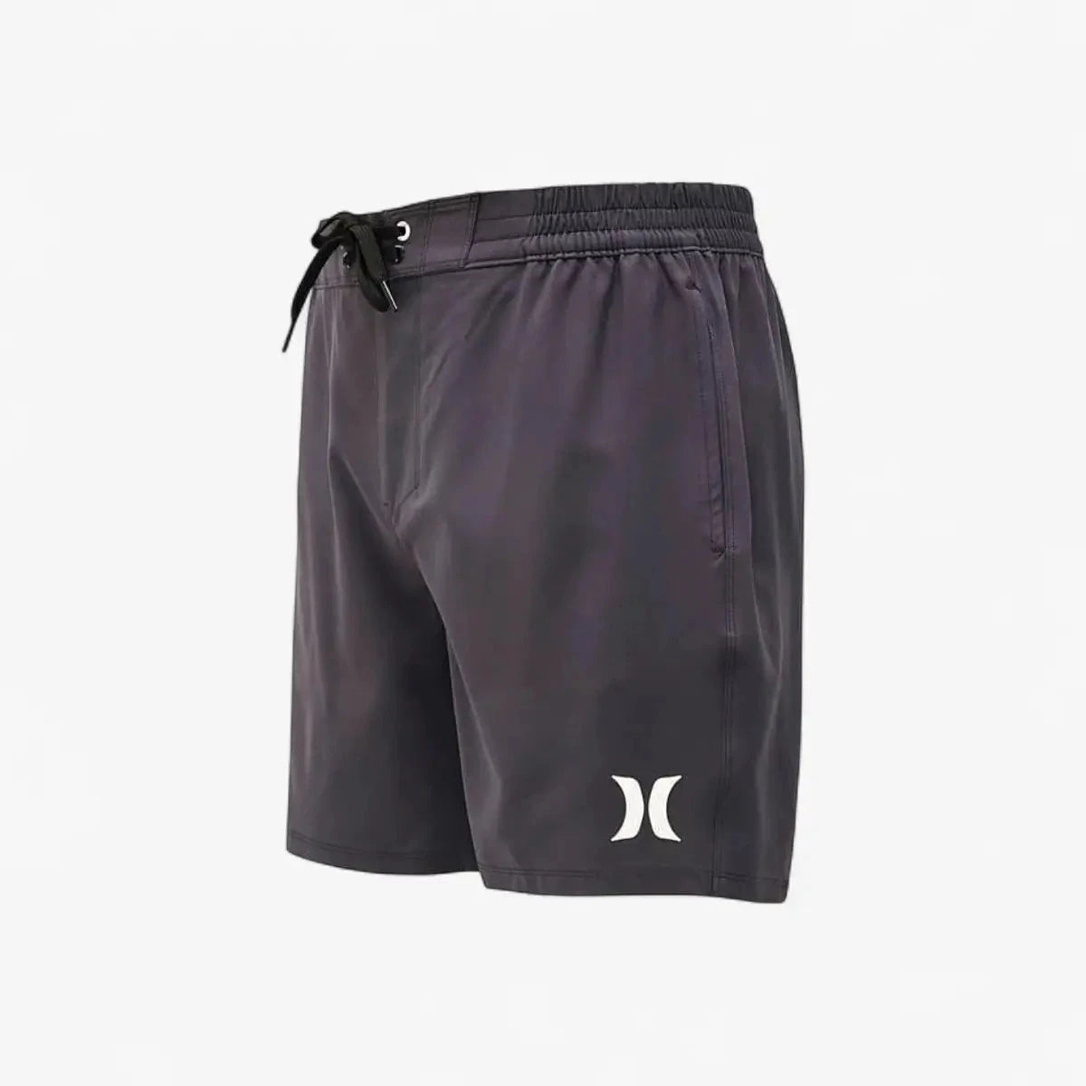 Hurley Mens Icon Elastic 17" Volley Shorts Charcoal | Hurley