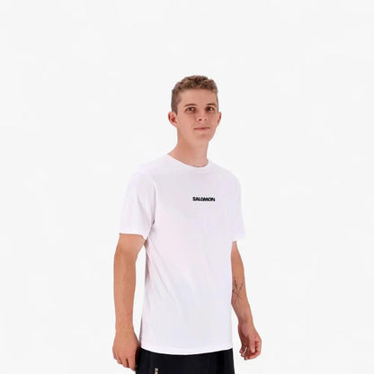 Salomon Mens Logo Short Sleeve Tee White | Salomon
