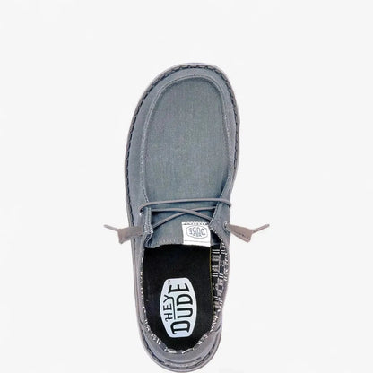 Hey Dude Womens Wendy Stretch Canvas Black | Hey Dude